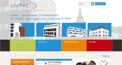 Desktop Screenshot of civitec.de